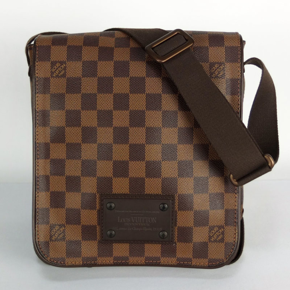 Louis Vuitton Brown Damier Shoulder Bag Brooklyn Ebene - Picture 2 of 8